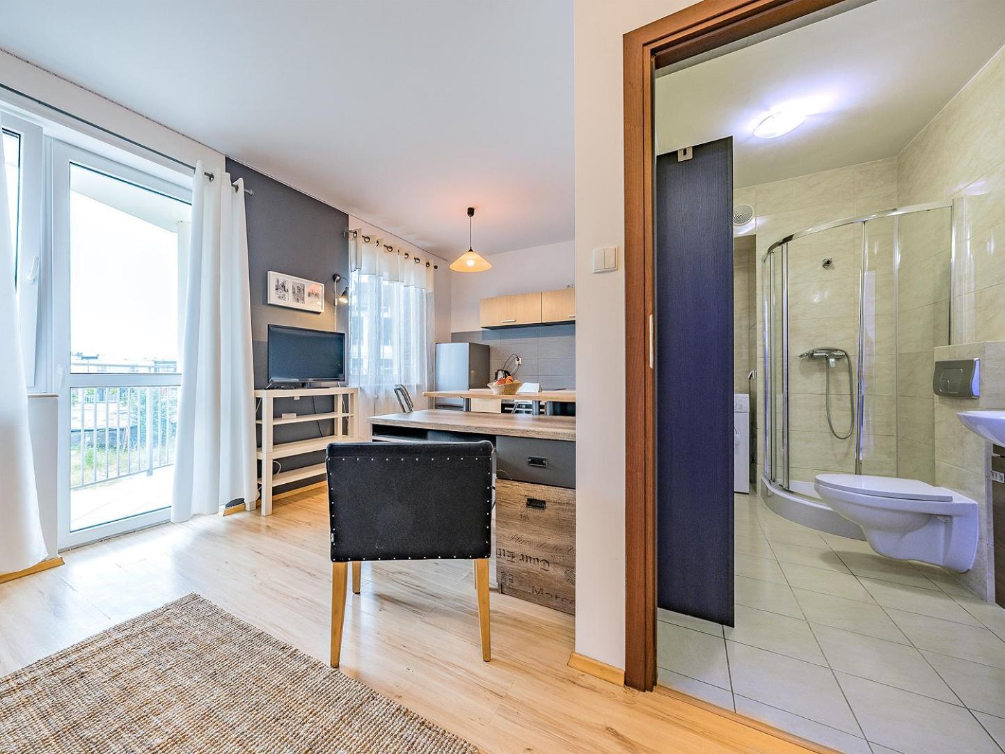 Apartament Z Balkonem I Bezplatnym Parkingiem Gdańsk Buitenkant foto